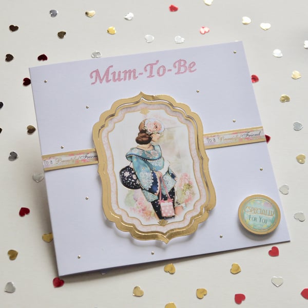 Congratulations for the New Mum-To-Be Card, Baby Shower Card
