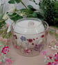 Pressed Flower Botanical Candle Scented Soy Wax Vegan Friendly Gift