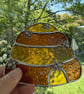Stained Glass Beehive Suncatcher - Handmade Window Decoration - Mini Bee Cluster - Image 6