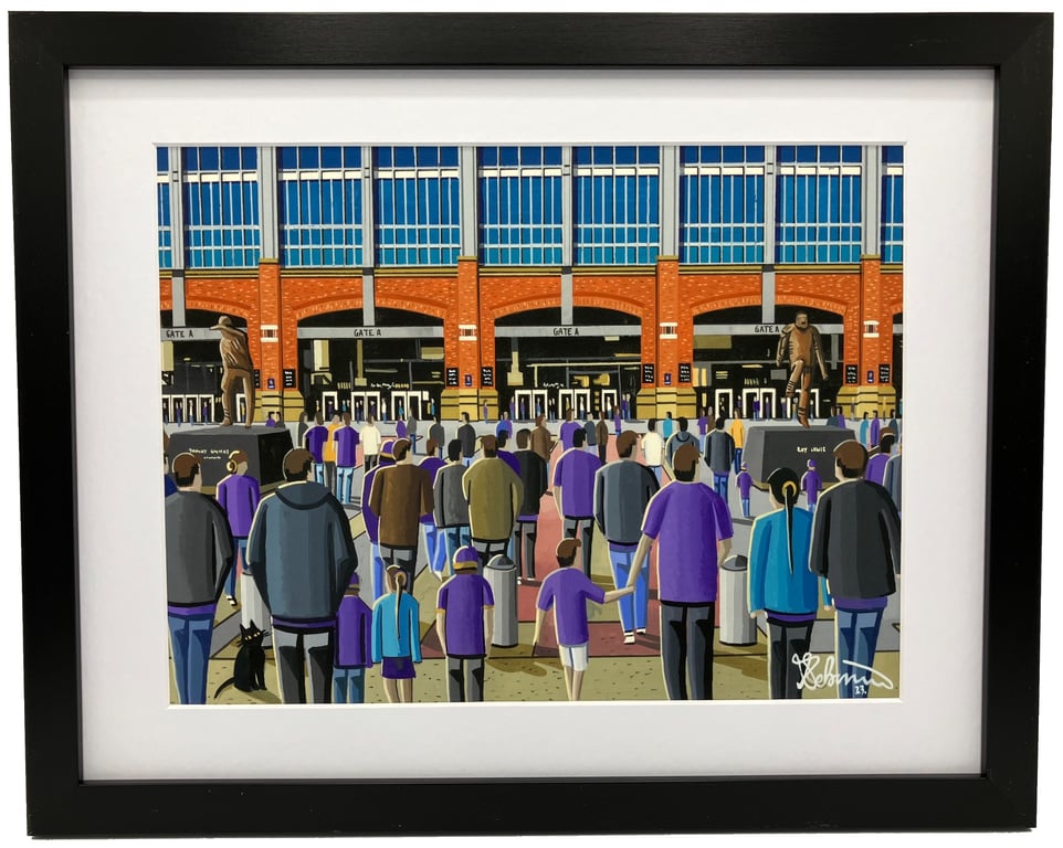 Baltimore. Framed & Unframed Fine Art Print, American Football, Stadium Gift
