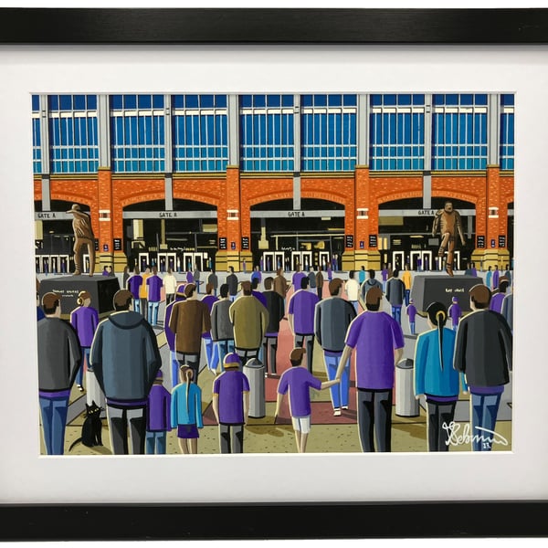 Baltimore. Framed & Unframed Fine Art Print, American Football, Stadium Gift
