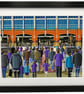 Baltimore. Framed & Unframed Fine Art Print, American Football, Stadium Gift