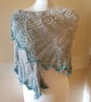 Knitted Lace Shawl, Wild Swan Shawl, Beaded Wrap, Wedding Shawl, Bridal Wrap - Image 7