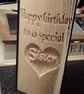 Happy birthday to a special Sister CUT & FOLD Book Folding Pattern - EMAILED PDF - Image 3