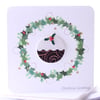 Christmas Pudding 2012 Design -  Pack Of 4 Luxury Christmas Cards