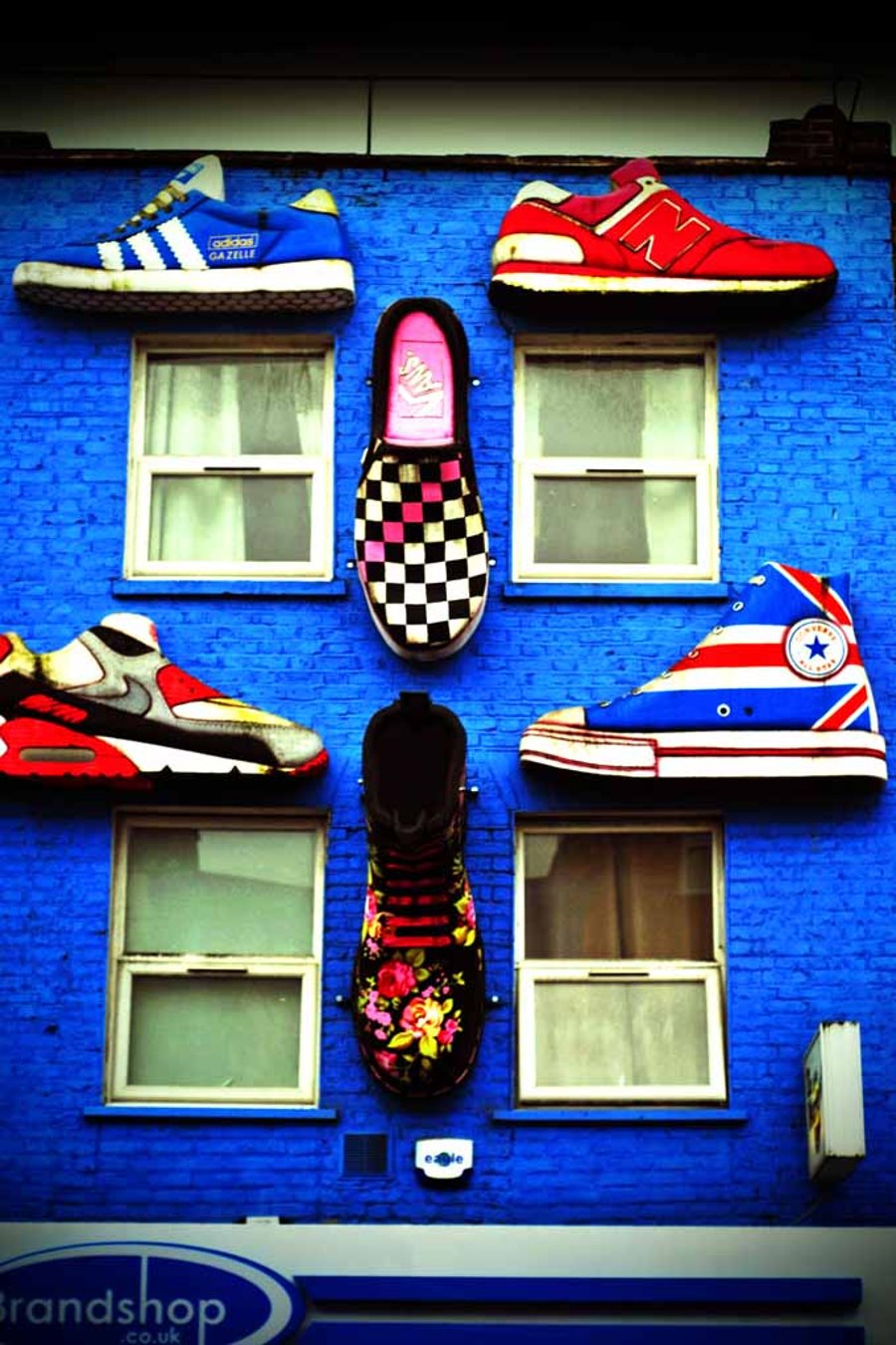 Camden High Street Colourful Shop Fronts London Photograph Print