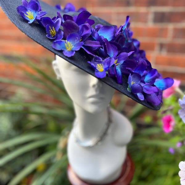 Ascot hat, Wedding Hat, Hat for the Races, hats special occasions 