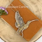 Laser Cut Wooden Curlew Decoration 
