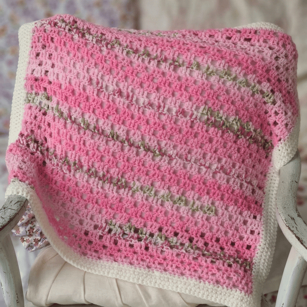 Handmade Baby Blanket  - Baby Crochet Treasured keepsake - First Crochet Gift