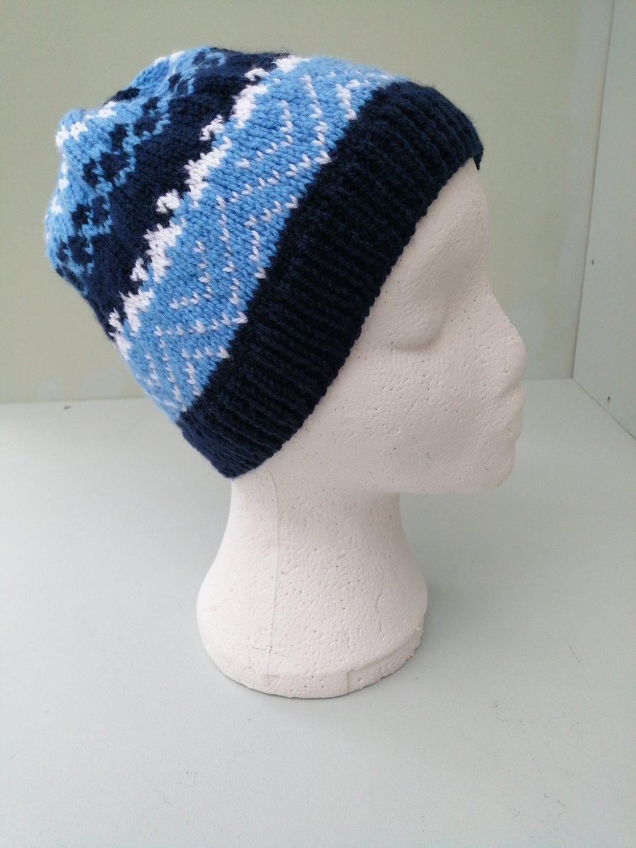 Ladies fair isle hat