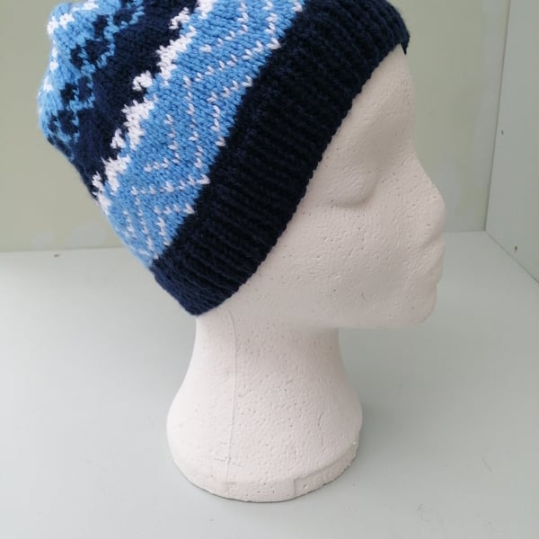 Ladies fair isle hat