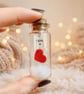 Personalised 7th Wool Anniversary Heart Message Bottle Keepsake - Image 4