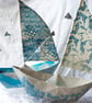 Screen Printed Papier Mache Boat - Image 5