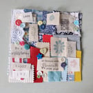 Be Mindful Slow Stitching Fabric and Buttons Bundle 
