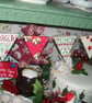 Handcrafted Wooden Christmas Bunting made with Emma Bridgewater Design Xmas Gift - Image 3