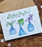 CongratulationsCard, Good Luck Card, Rooting For You Card, Plant Lovers Card - Image 2