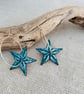 Enamel star earrings - Image 3