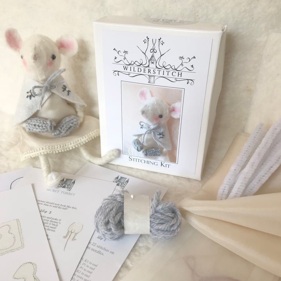 Secret Turret Stitching Kit - Caped Mouse