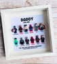 Dad Daddy Superhero Marvel Minifigures Frame - Image 1