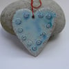 Turquoise Ceramic Heart 