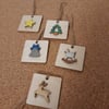 Wooden gift tags