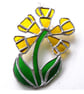 Cowslip Suncatcher Stained Glass Yellow Spring Flower 006 - Image 5