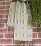 Handwoven Cotton and Alpaca Scarf - Image 1