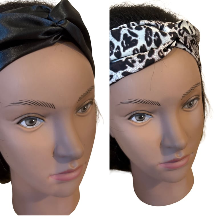Black and White Leopard Print (2 pack)