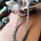 Labradorite and Sterling Silver Necklace