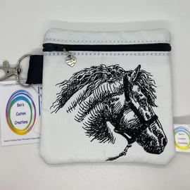 Horse Embroidered small bag