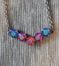 Sapphire Illumine, Fuchsia Illumine & Padparascha Illumine Swarovski Chain Style - Image 1