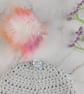 Silver Grey Crochet Baby Hat, Newborn Pom Pom Beanie, 0–3 Months  - Image 7