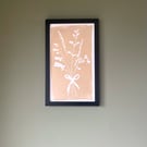 A Posy of Penstemon with Grasses Neutral