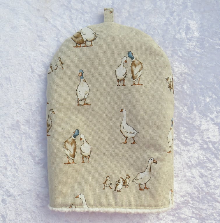 Cafetiere Cosy, ducks, medium cosy, to fit a 2-4 cup cafetiere