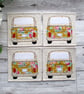 Coasters, Set Of 4 Campervan Coasters - Image 6
