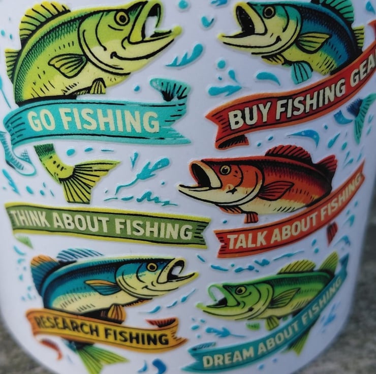 Things I do in my spare time Fishing cup - Folksy