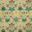  William Morris Water Resistant Coated Tablecloth. ROUND 145cm Daisy Putty
