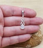 Rainbow Moonstone Celtic knot Pendant. June Birthstone - Image 2