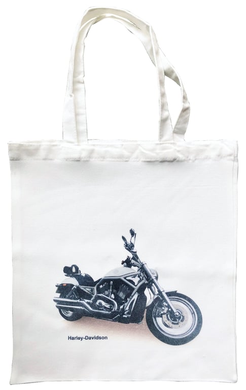 Harley Davidson VRSC - Shopping Tote Bag - Approx Size 39x37cm plus Handles