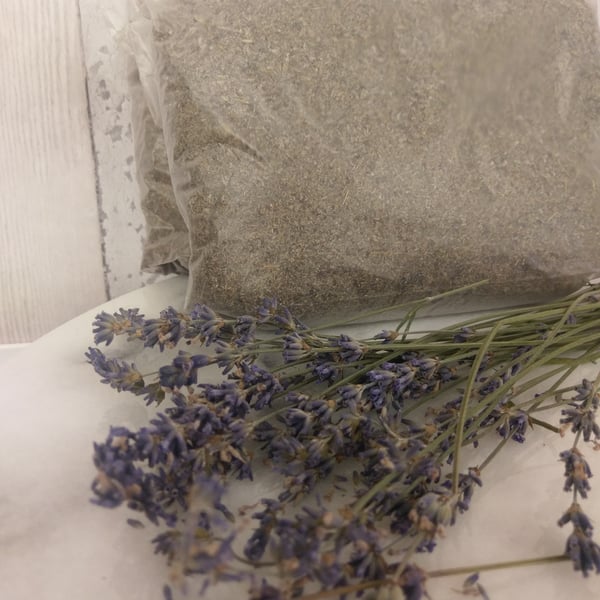 100g of homegrown organic dried english lavender powder
