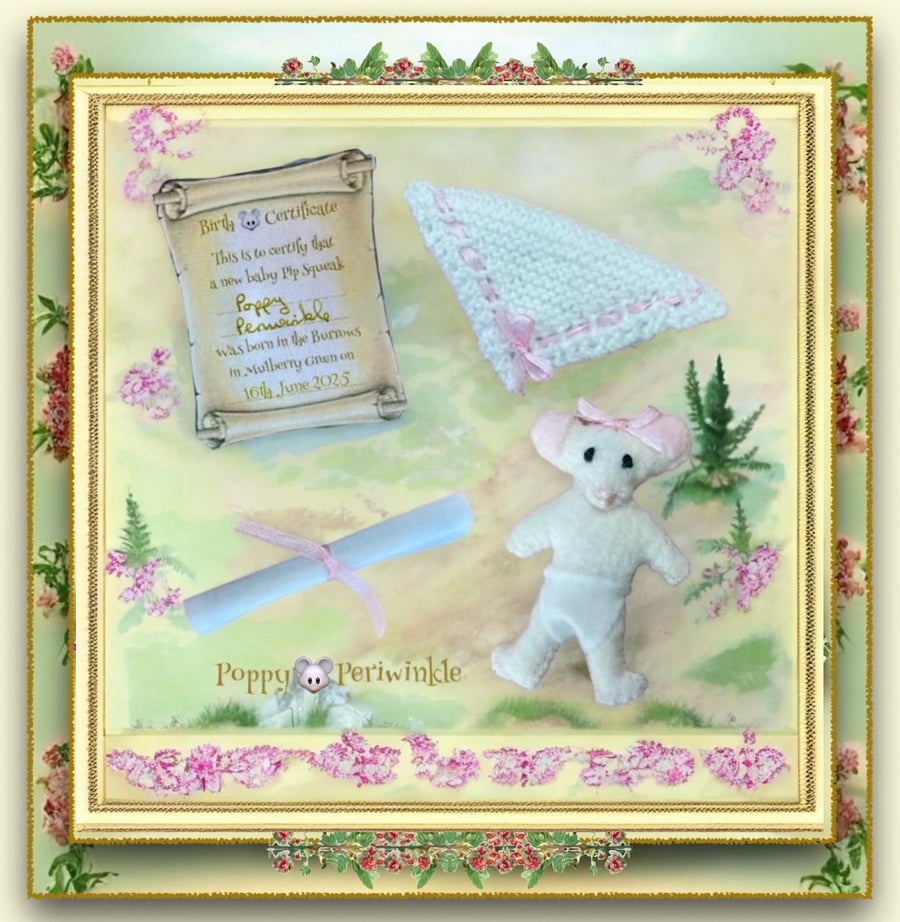 Poppy Periwinkle - a Baby Pip Squeak from Mulberry Green 