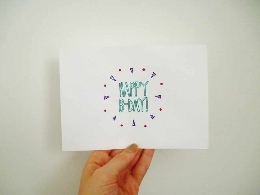 Free Postage - Birthday Envelopes for sending money or gift tokens
