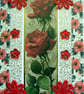 Red Rose Flowers - Hand Crafted Decoupage Greeting Card - Blank 3780