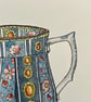 Pearlware 1 original gouache and ink painting  - Image 4