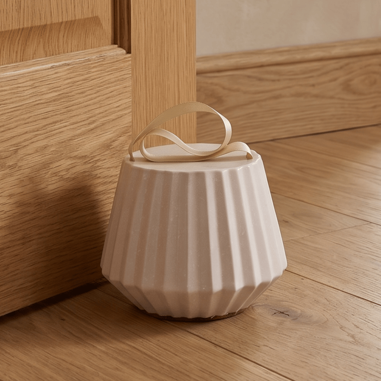Off White Weighted Door Stop 1.5 kg Indoor Doorstop