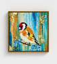Float Framed Wildlife Canvas Print – Blue Tit, Kingfisher or European Goldfinch