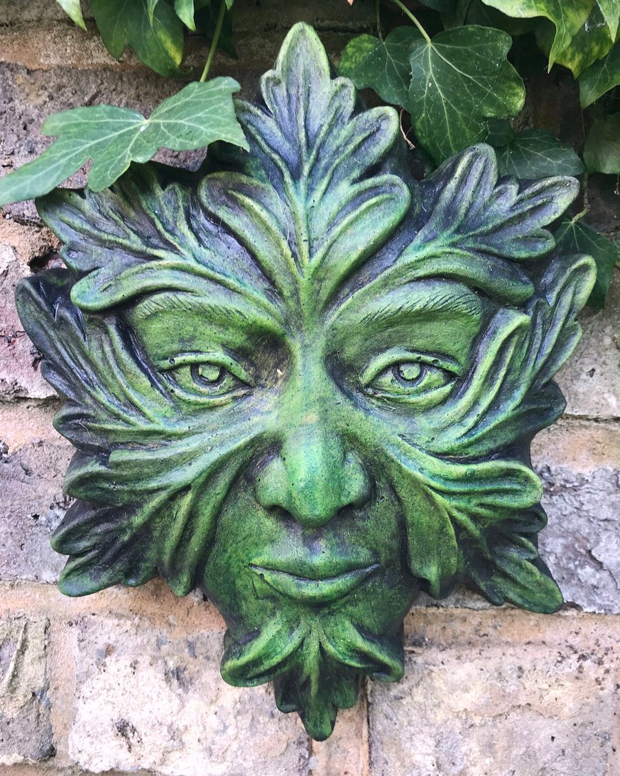 Branwen Green Lady Plaque plus Free Pocket Green Man