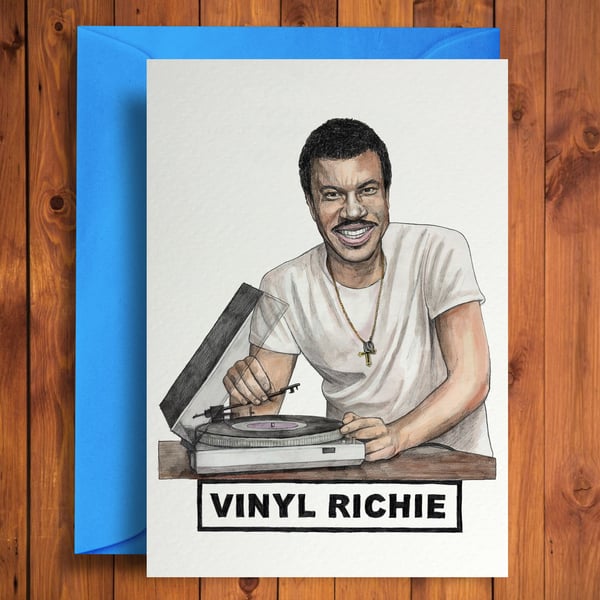 Vinyl Richie - Funny Birthday Card