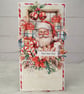 Handmade Christmas Card with Santa -Ho Ho Ho (37)