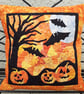 Bat & Pumpkin Halloween Kit Quilt Panel - Image 3